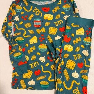 Little sleepies Kids Fun Print Pajamas - Blue and Yellow